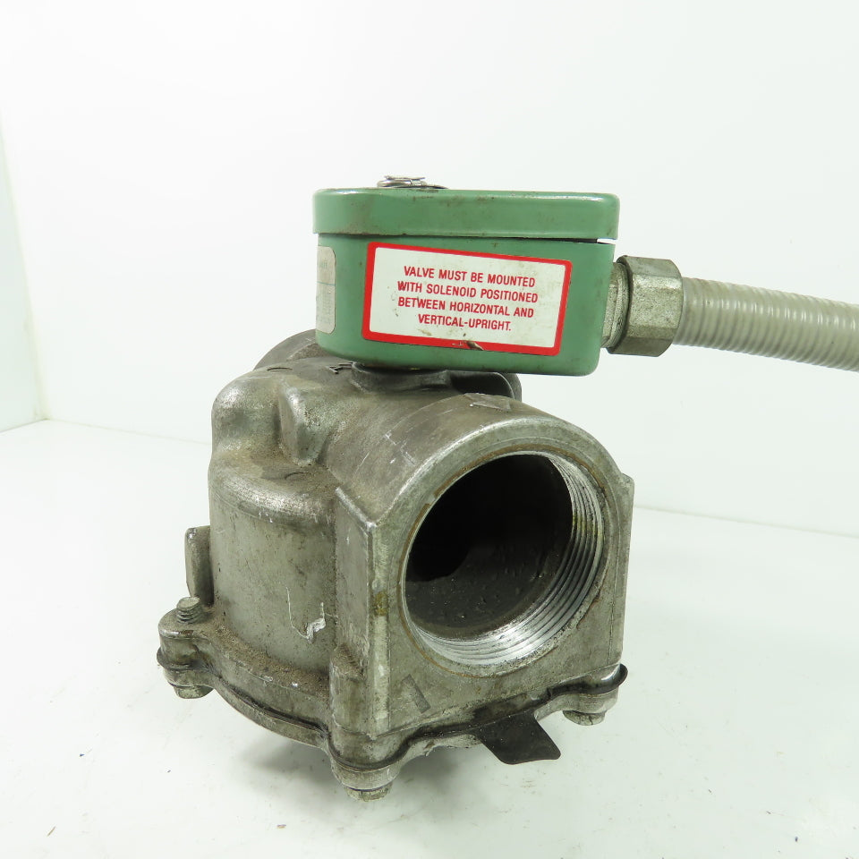 Asco 104R 2" Solenoid Gas Valve 110V Coil