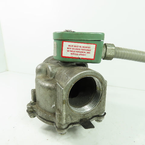 Asco 104R 2" Solenoid Gas Valve 110V Coil