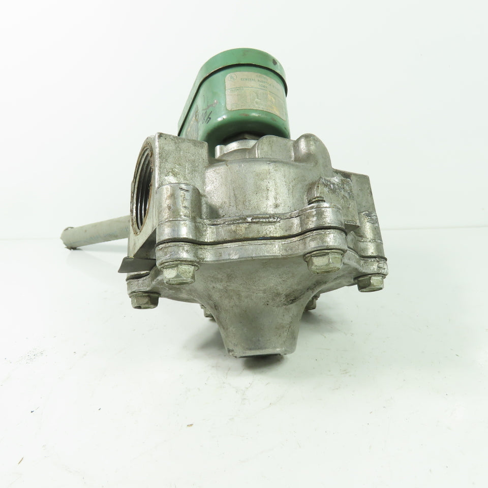Asco 104R 1-1/4"" Solenoid Gas Valve 110V Coil