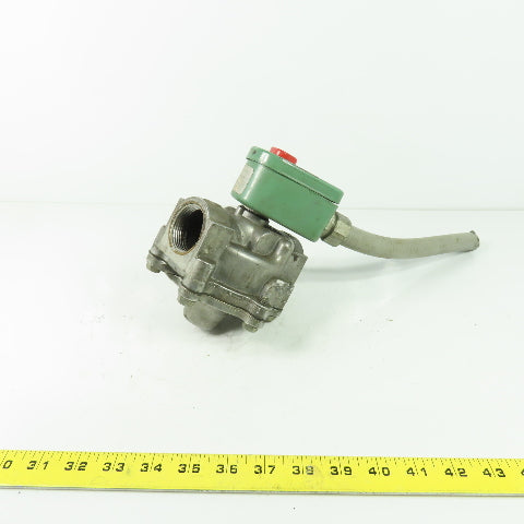 Asco 104R 1-1/4"" Solenoid Gas Valve 110V Coil