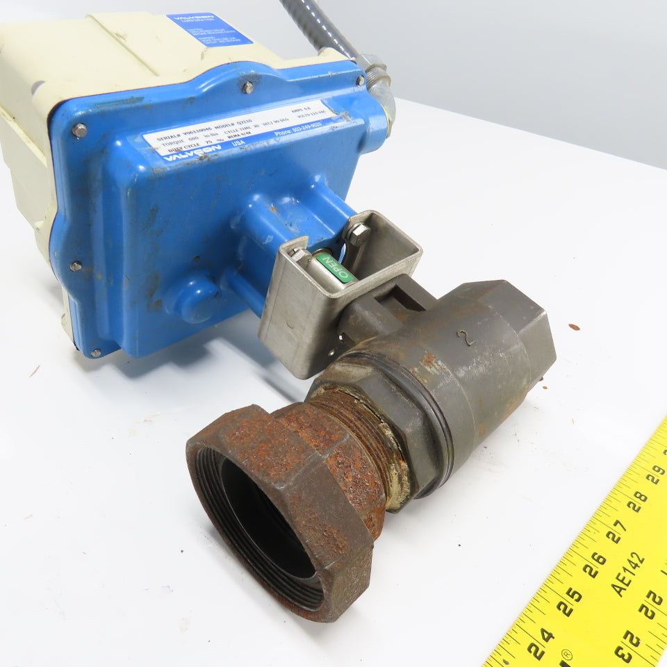 Valvcon Q2116 Actuator 115VAC Cycle Time 30Sec/90Deg 600in-lb Torque