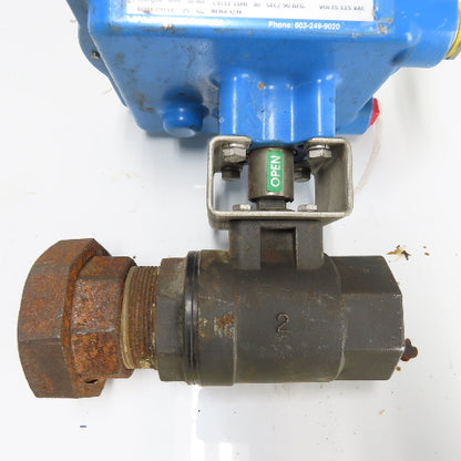 Valvcon Q2116 Actuator 115VAC Cycle Time 30Sec/90Deg 600in-lb Torque