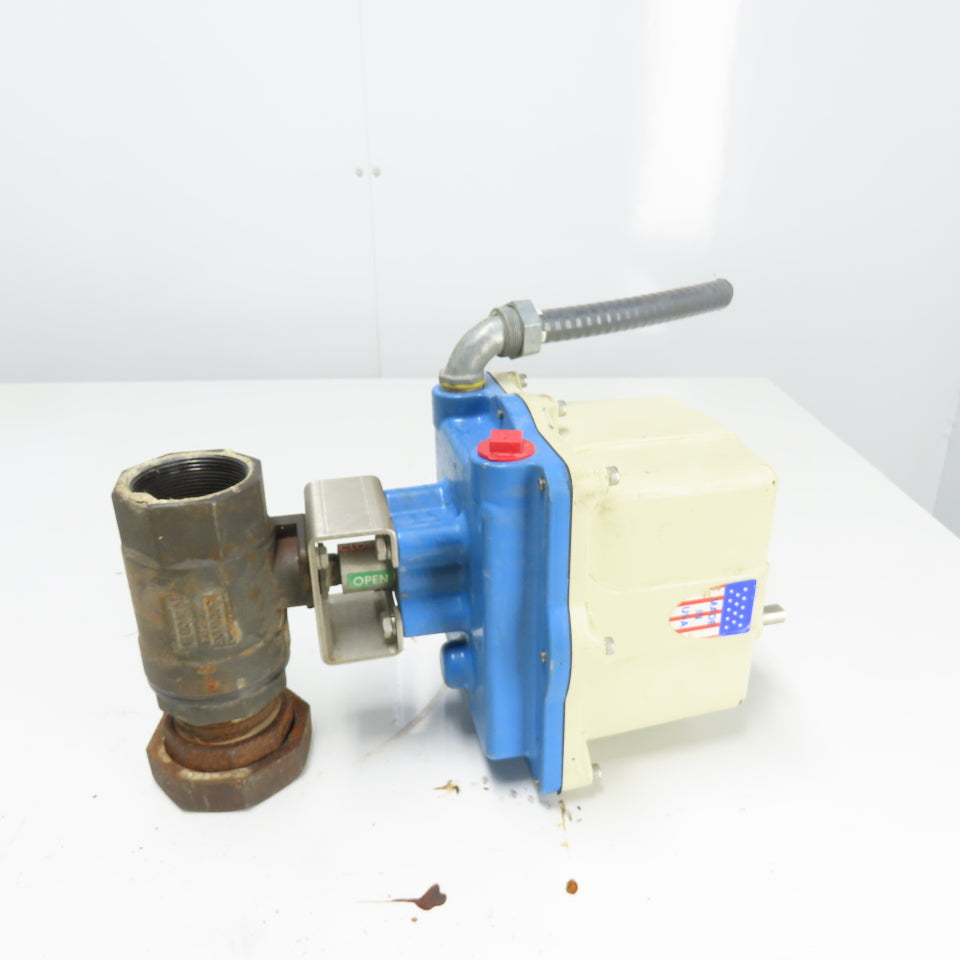 Valvcon Q2116 Actuator 115VAC Cycle Time 30Sec/90Deg 600in-lb Torque