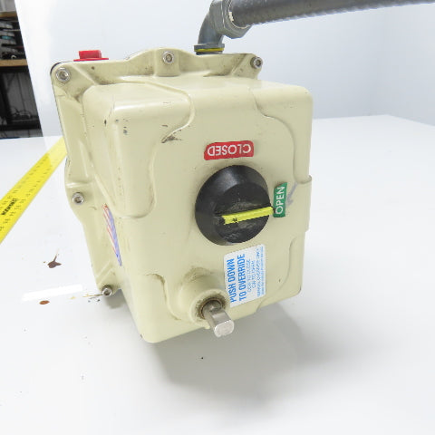 Valvcon Q2116 Actuator 115VAC Cycle Time 30Sec/90Deg 600in-lb Torque