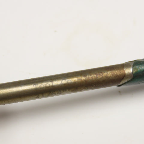 Liberty Special Tool Co. 21/64" Straight Shank Core Drill 4 Flute Twist 8" OAL