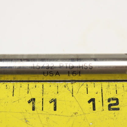 Precision Twist Drill 15/32" Straight Shank Core Drill 4 Flute Twist 8" OAL