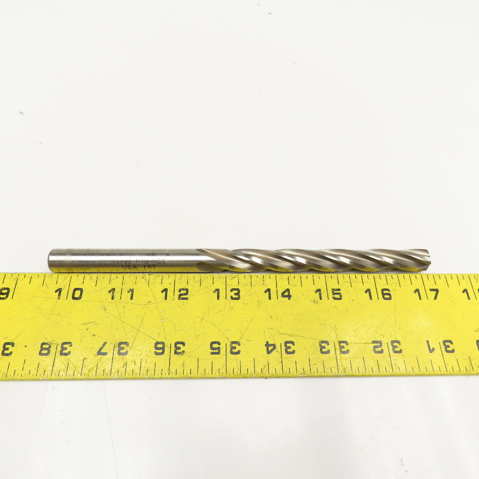 Precision Twist Drill 15/32" Straight Shank Core Drill 4 Flute Twist 8" OAL
