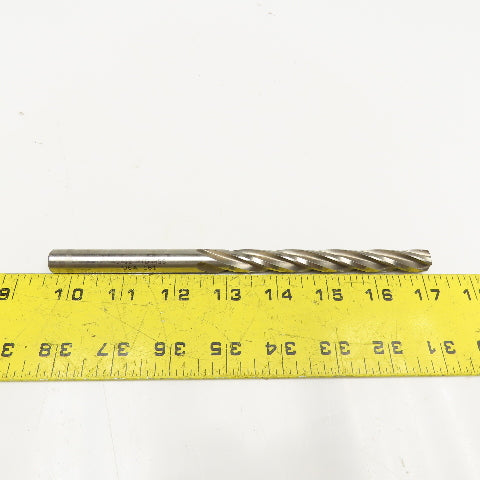 Precision Twist Drill 15/32" Straight Shank Core Drill 4 Flute Twist 8" OAL