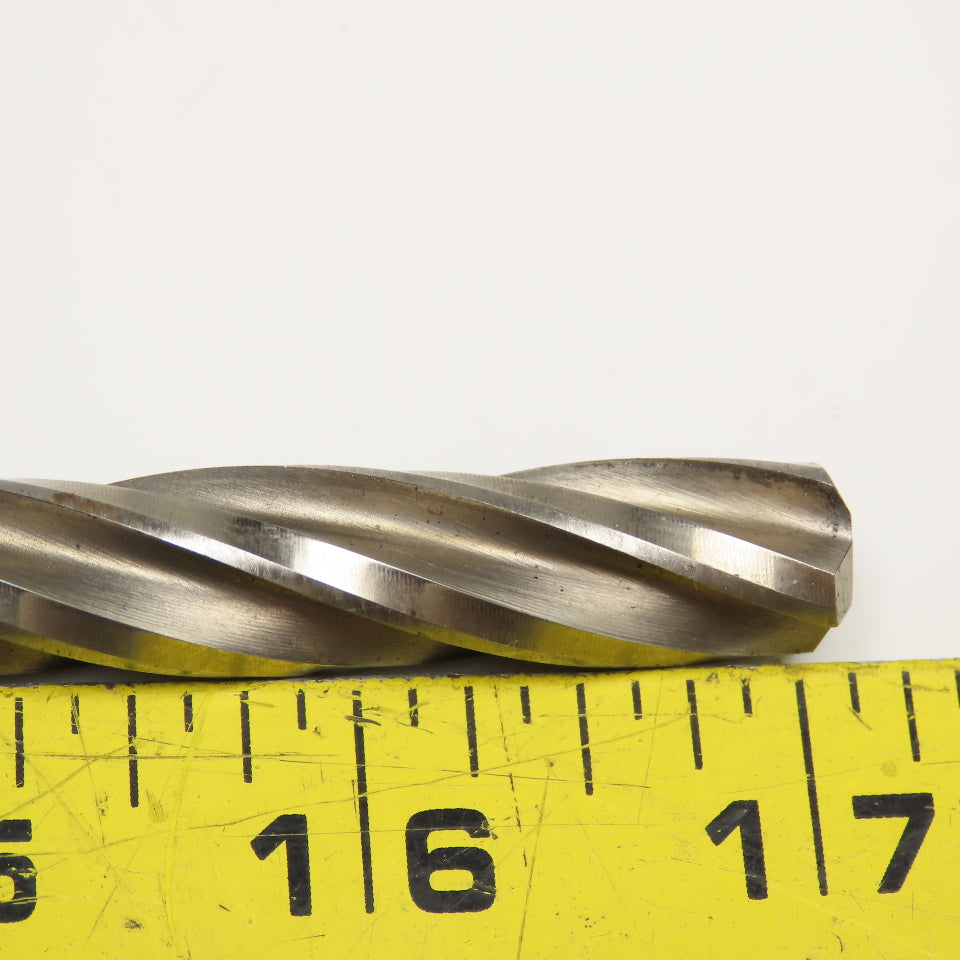 Precision Twist Drill 15/32" Straight Shank Core Drill 4 Flute Twist 8" OAL