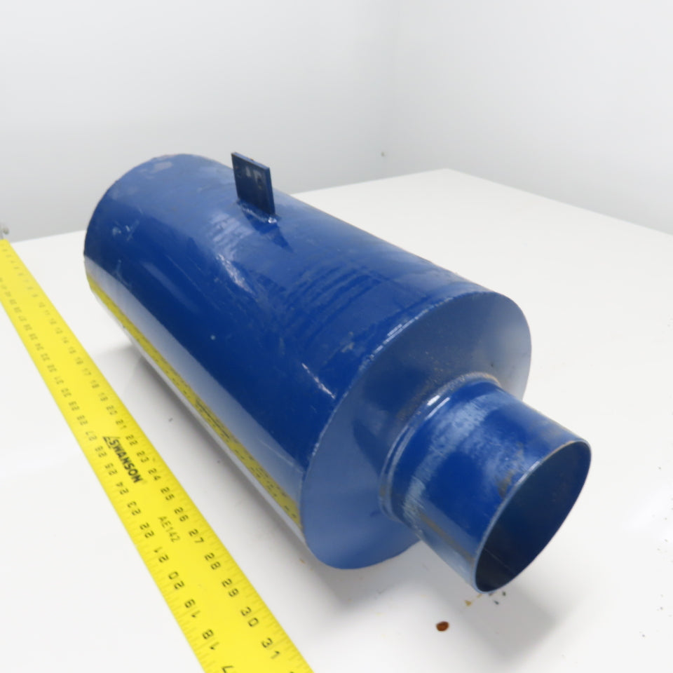 Muffler Silencer 21" OAL 4" Inlet/Outlet ID