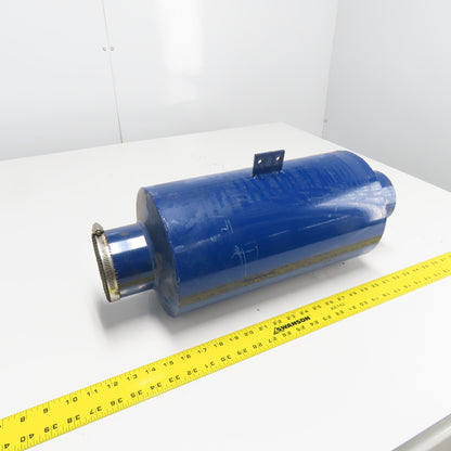 Muffler Silencer 21" OAL 4" Inlet/Outlet ID