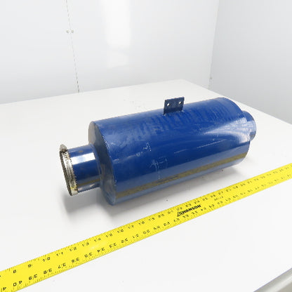 Muffler Silencer 21" OAL 4" Inlet/Outlet ID