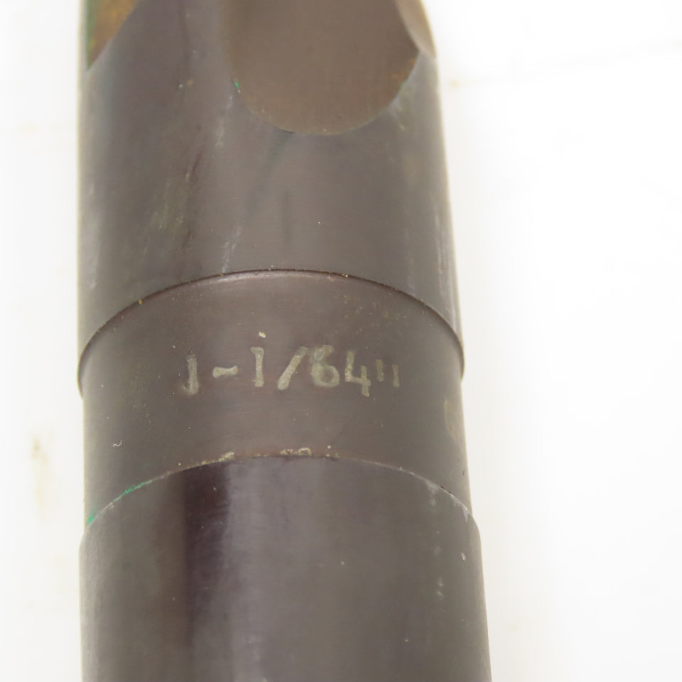 George Whalley 1-1/64 Coolant Thru 2 Flute Twist Drill 11" OAL