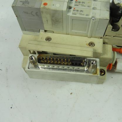 SMC SV1100-5FU 3 Solenoid Valve Manifold Bank 0.7MPa 24VDC