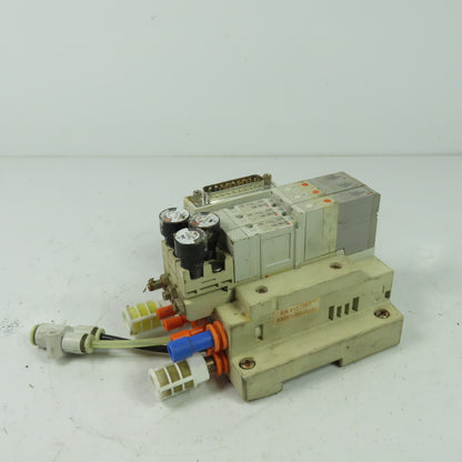 SMC SV1100-5FU 3 Solenoid Valve Manifold Bank 0.7MPa 24VDC