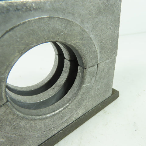 Adjustable 1.9" Ribbed Bore Vibration Steel Pipe Clamp