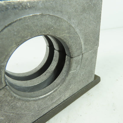 Adjustable 1.9" Ribbed Bore Vibration Steel Pipe Clamp