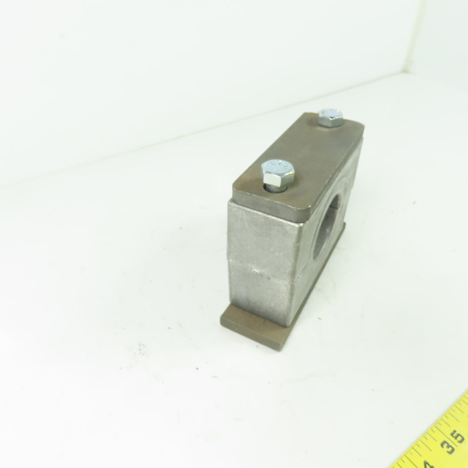 Adjustable 1.9" Ribbed Bore Vibration Steel Pipe Clamp