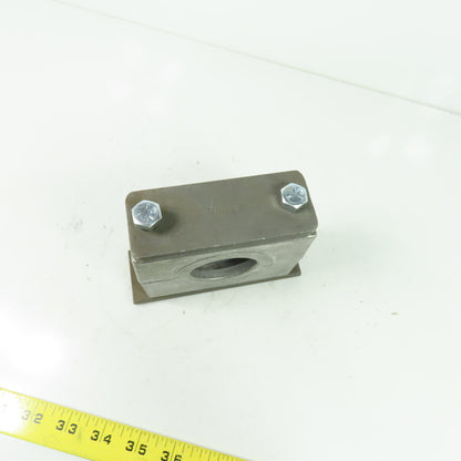 Adjustable 1.9" Ribbed Bore Vibration Steel Pipe Clamp
