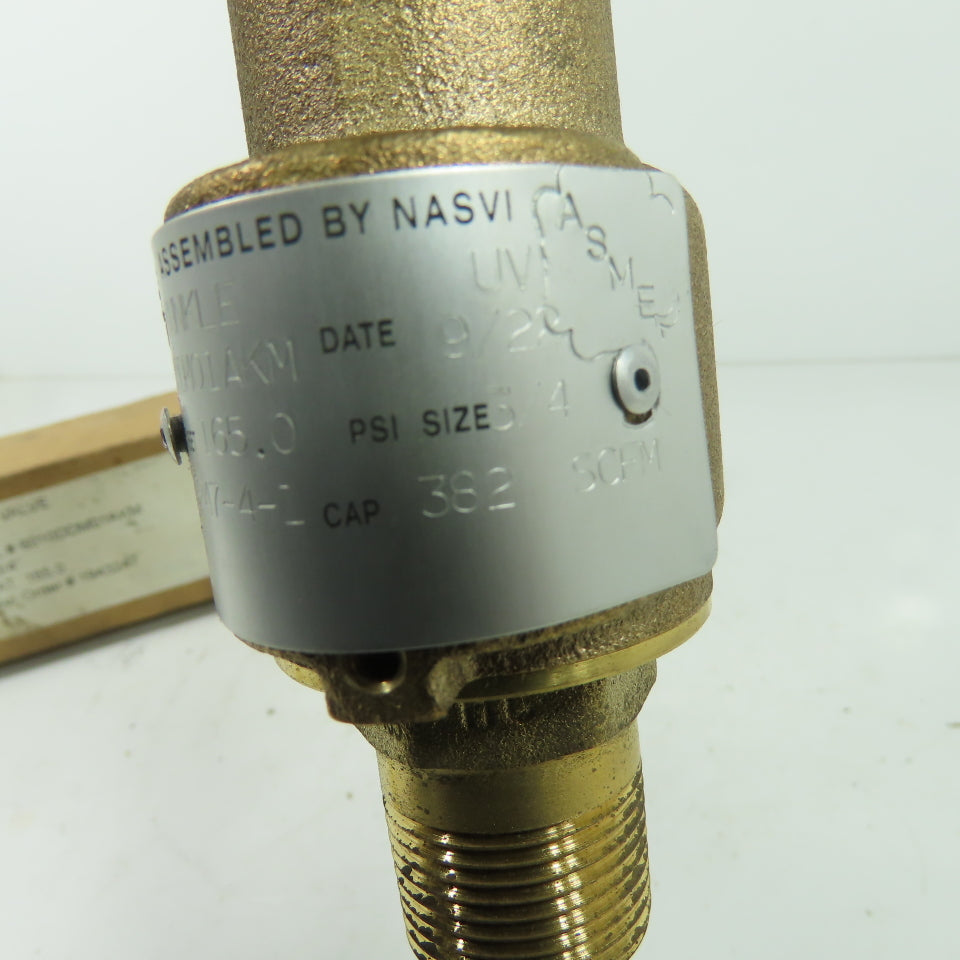 Kunkle 6010DDM01AKM Safety Relief Valve 3/4" 165PSI