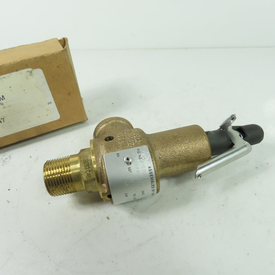 Kunkle 6010DDM01AKM Safety Relief Valve 3/4" 165PSI