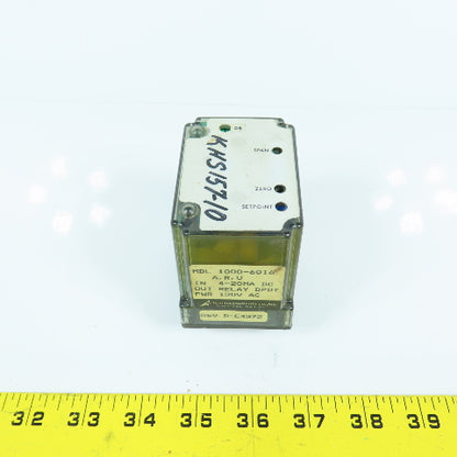 Action Instrument 1000-6016 Relay Switching DPDT 4-20MA DC 120VAC Input
