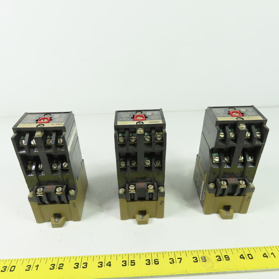 Allen Bradley 700-P800A1 Ser A AC Control Relay 120V Coil Bulletin 700 Lot Of 3