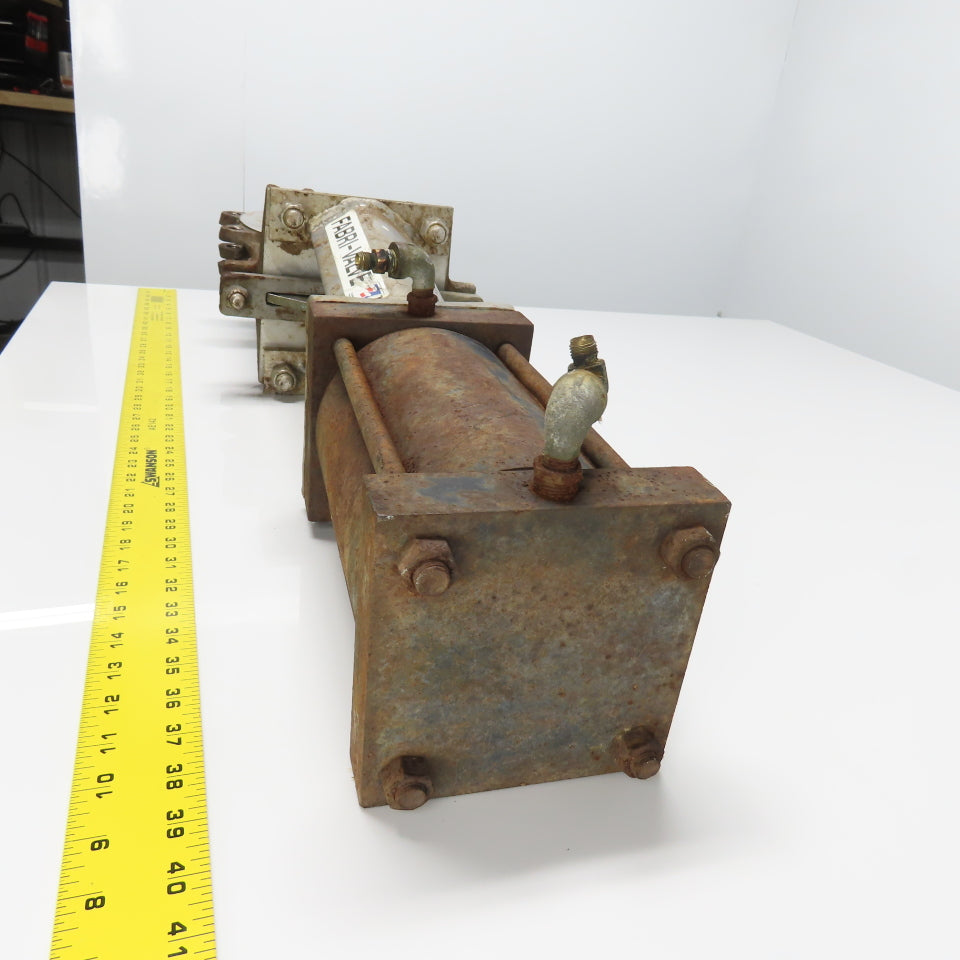 Fabri-Valve C37S304 Size 6" Air Cylinder Actuated Knife Gate Valve 150CWP