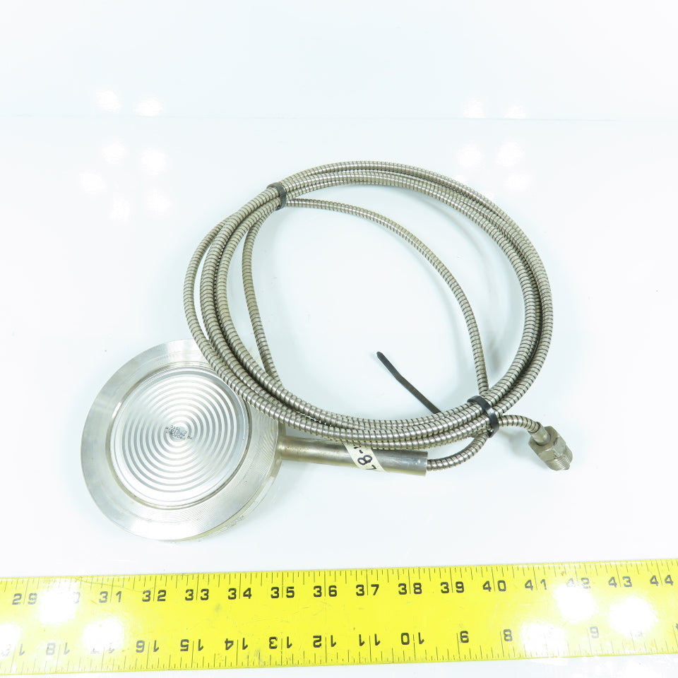 Foxboro A10109A.S6 D90206X Diaphragm Pressure Transmitter Stainless 5" ODx0.9" H