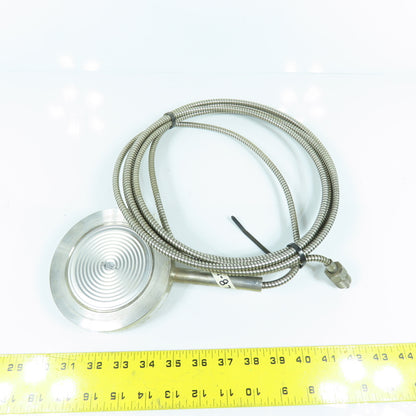 Foxboro A10109A.S6 D90206X Diaphragm Pressure Transmitter Stainless 5" ODx0.9" H