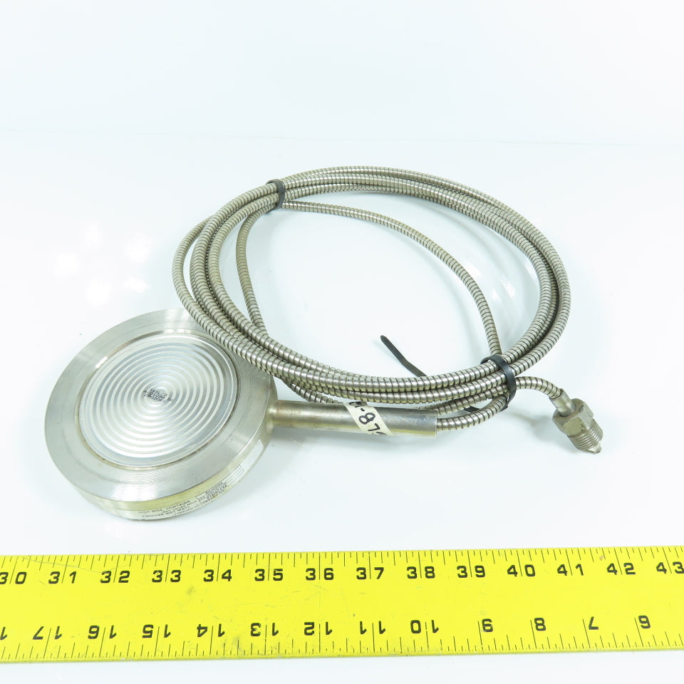 Foxboro A10109A.S6 D90206X Diaphragm Pressure Transmitter Stainless 5" ODx0.9" H