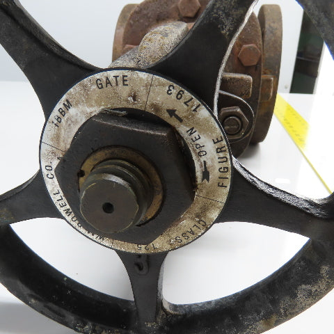 Powell 125S 3" Manual Gate Valve Cast Iron Figure 1793 200W0G