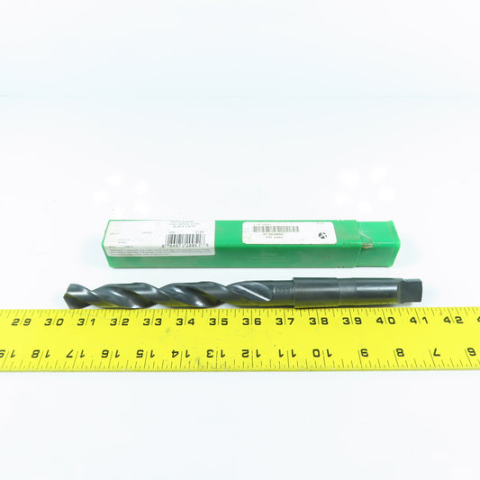 PTD 020051 51/64" HSS Drill Bit Black Oxide 2-Flute 118° Angle 3MT Shank
