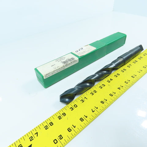 PTD 020054 27/32" HSS Drill Bit Black Oxide 2-Flute 118° Angle 3MT Shank