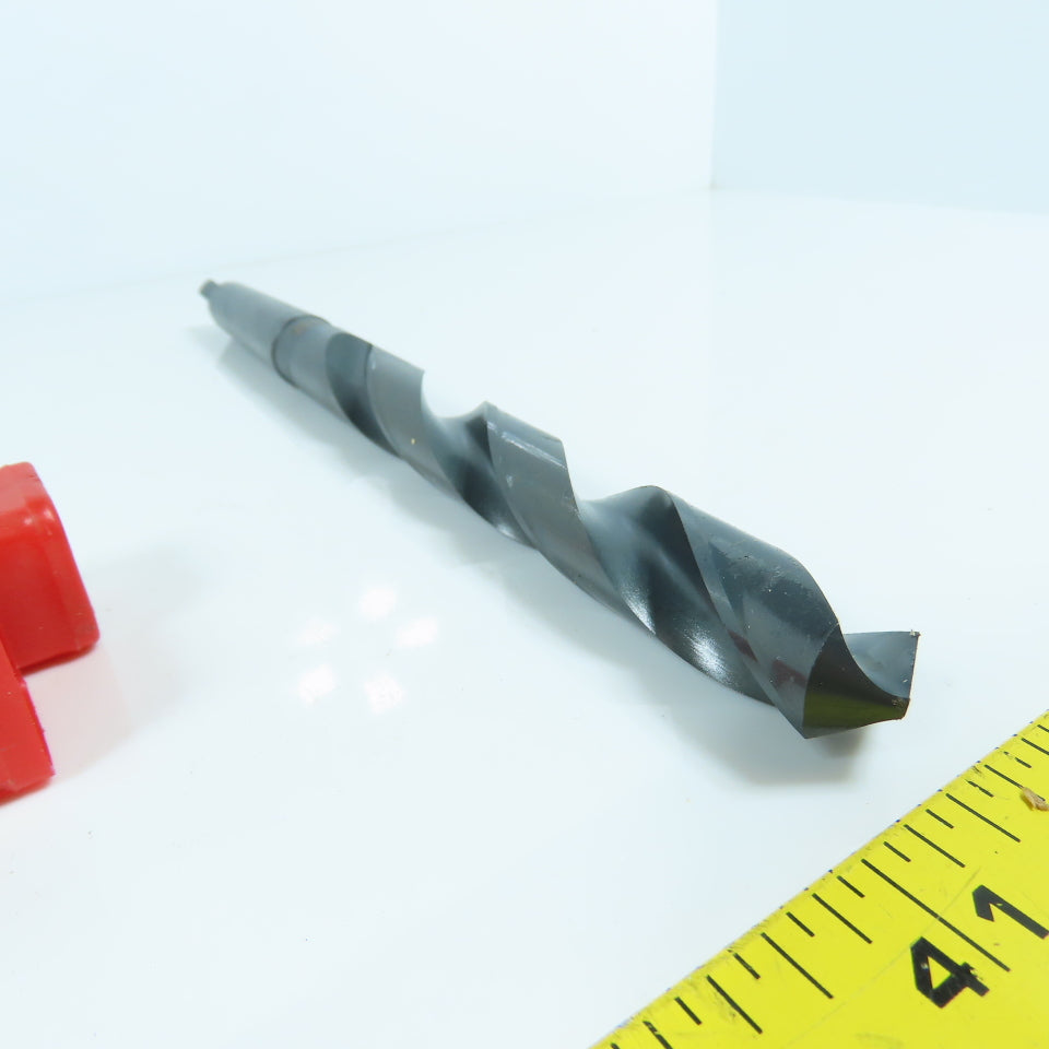 Titan CD55045 45/64" 2-Flute HSS Black Oxide Drill Bit 118° 9-3/4" OAL 2MT Shank