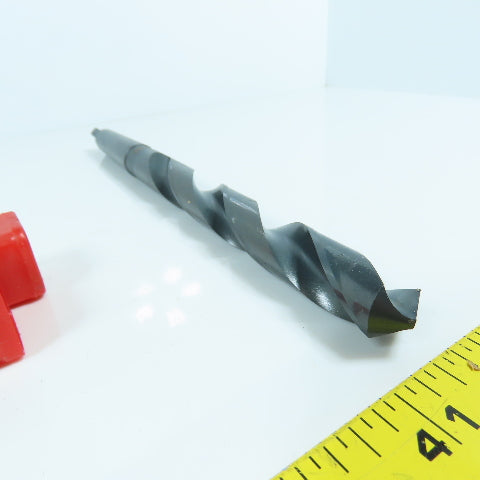 Titan CD55045 45/64" 2-Flute HSS Black Oxide Drill Bit 118° 9-3/4" OAL 2MT Shank