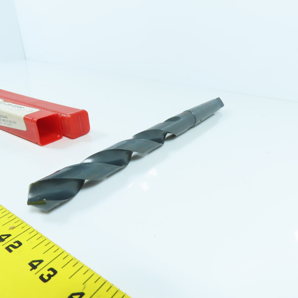 Titan CD55045 45/64" 2-Flute HSS Black Oxide Drill Bit 118° 9-3/4" OAL 2MT Shank