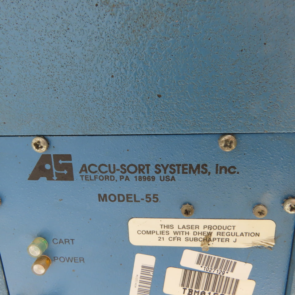Accu-Sort Model 55 Laser Beam Barcode Scanner