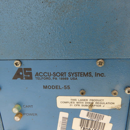 Accu-Sort Model 55 Laser Beam Barcode Scanner