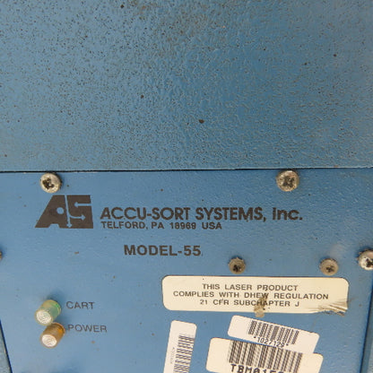 Accu-Sort Model 55 Laser Beam Barcode Scanner