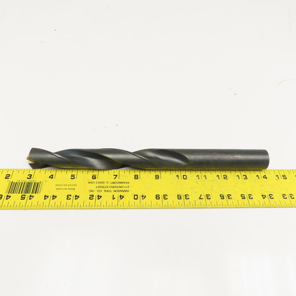 Precision Twist Drill 1-1/32" Coolant Thru 2 Flute Twist Drill 11-1/2" OAL