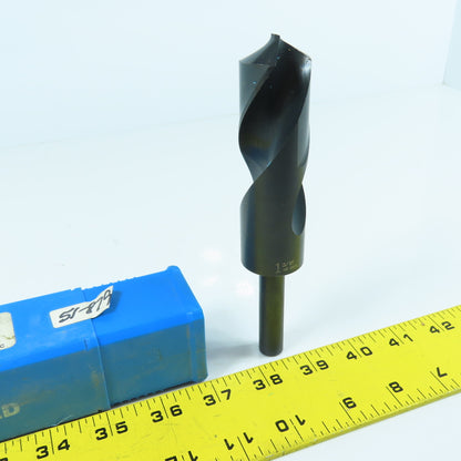 Union Butterfield 1-3/16" HSS Black Oxide Drill Bit 118° 2-Flute 1/2" Shank