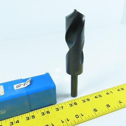 Union Butterfield 1-3/16" HSS Black Oxide Drill Bit 118° 2-Flute 1/2" Shank