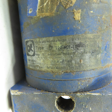 Alpha LP 120-M01-10-111 Gear Reducer Gearbox 10:1 Ratio 32mm OD Shaft