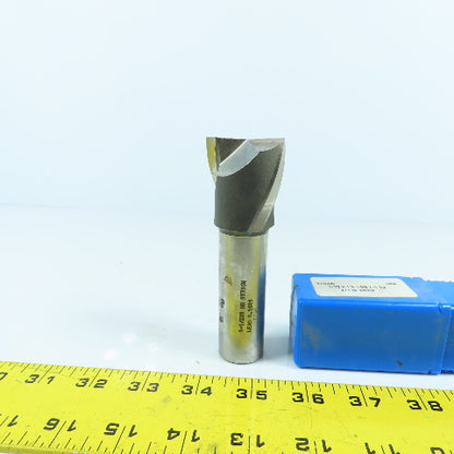 Union 5110330 1-1/2" x 1" x 1-5/8 2 Flute Spiral End Mill 1" Weldon HSS 4.5" OAL