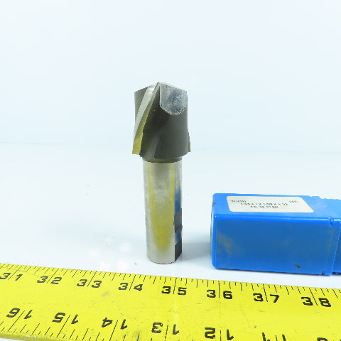 Union 5110330 1-1/2" x 1" x 1-5/8 2 Flute Spiral End Mill 1" Weldon HSS 4.5" OAL