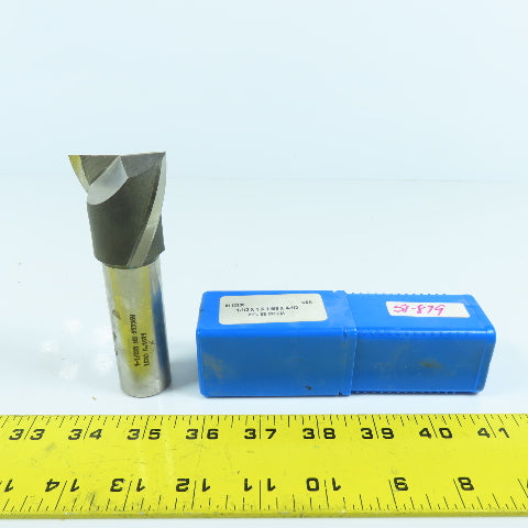 Union 5110330 1-1/2" x 1" x 1-5/8 2 Flute Spiral End Mill 1" Weldon HSS 4.5" OAL
