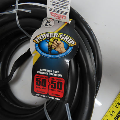 Power Grip 50-50-RV 30' Power Extension Cord 50A NEW