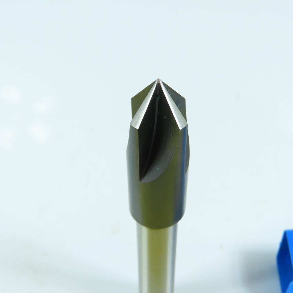 Union Butterfield 4710594 8/5" x 82° HSS 4-Flute Countersink 1/2" Shank 4" OAL