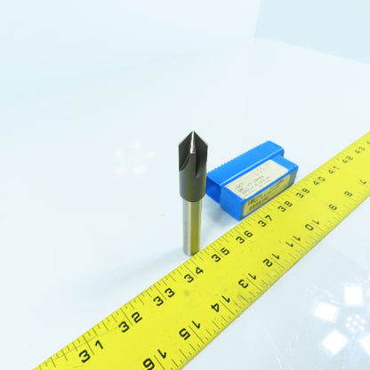 Union Butterfield 4710594 8/5" x 82° HSS 4-Flute Countersink 1/2" Shank 4" OAL
